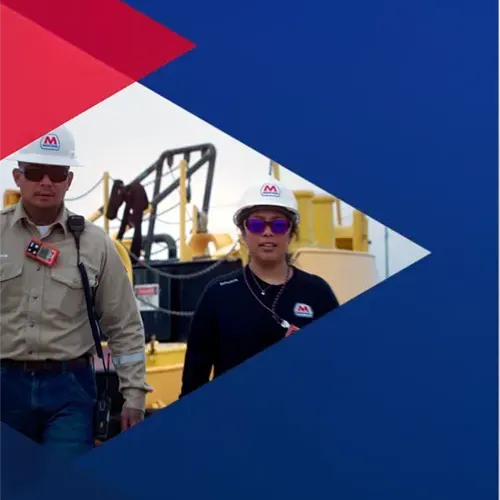 We take the hill Two refinery employees working