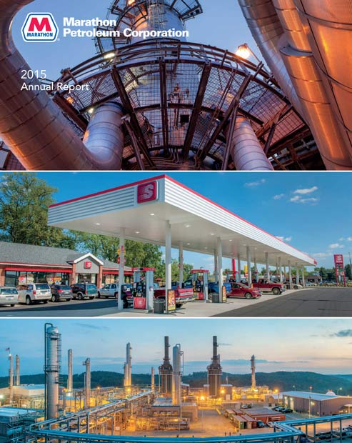 Cover image for 2015 MPC Annual Report and 10-K