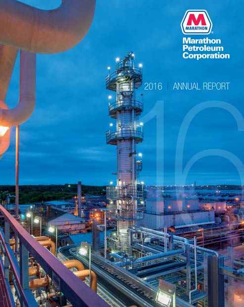 Cover image for 2016 MPC Annual Report and 10-K