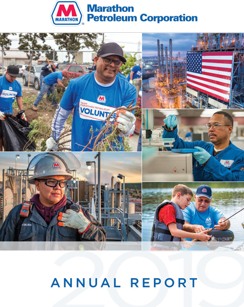 Cover image for 2019 MPC Annual Report and 10-K