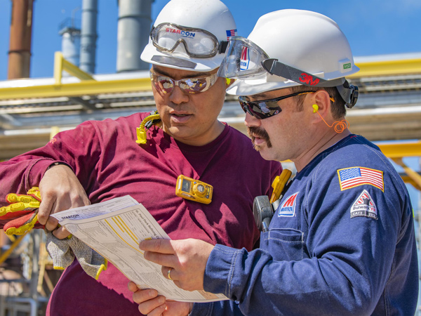 Refinery employees Refinery employees