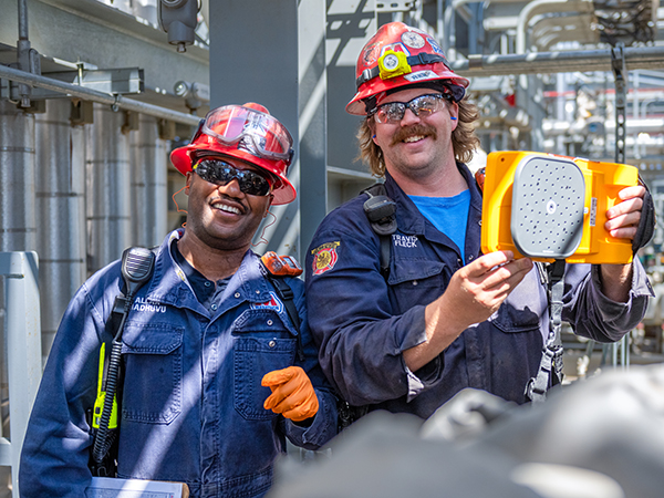 MPC Refining Employees smiling at camera MPC Refining Employees smiling at camera