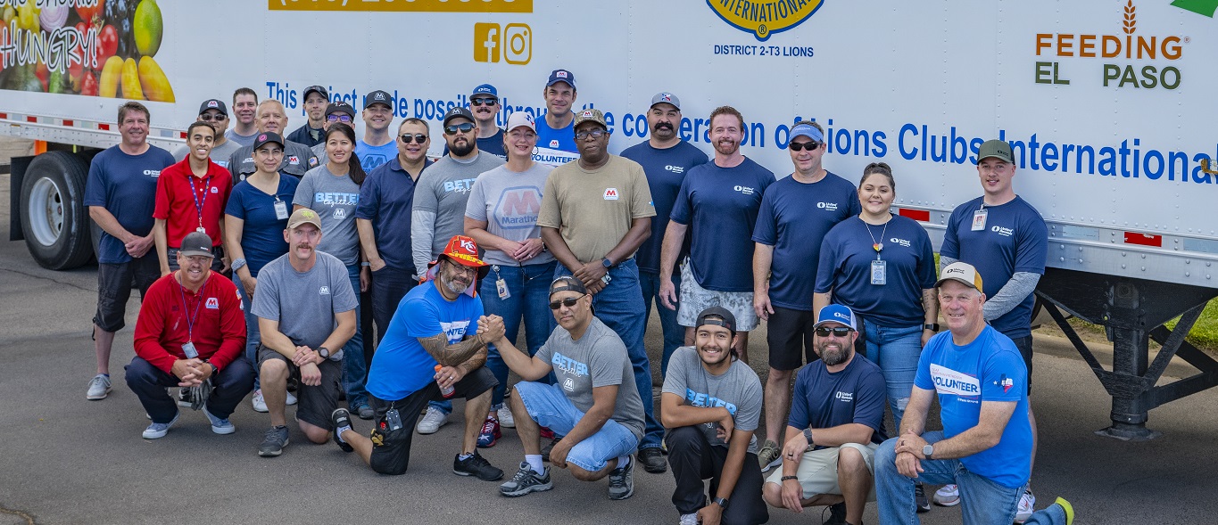 El Paso refinery employees in the community